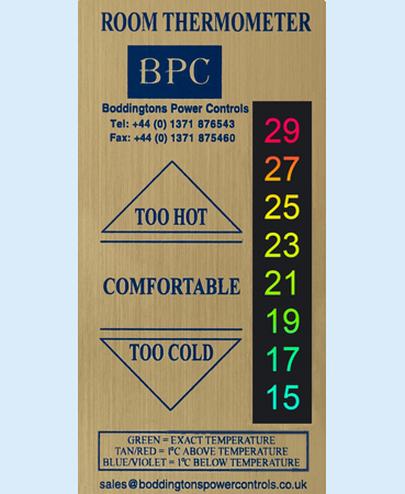 seventh slide - B34/GR1 Deluxe Room Thermometer